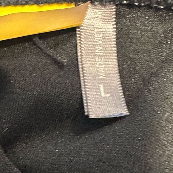 LA Hearts High Waisted Full Coverage Mesh Inset Swim Bikini Bottom Black Large - Picture 3 of 3